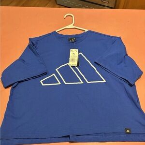 Adidas Blue Graphic T-Shirt